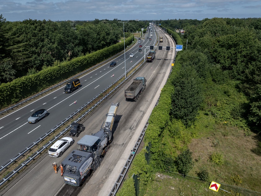 A1 werkzaamheden: verkeerssituatie rond Naarden-Vesting veranderd; vanaf 27 juli 2026