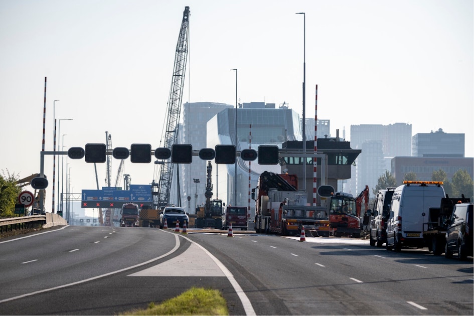 A4/A10 dicht tussen knooppunt Badhoevedorp en S108; 13 - 23 februari 2026