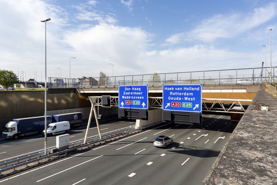 A12: twee weekendafsluitingen Gouda - Bodegraven; 20 - 30 maart 2026