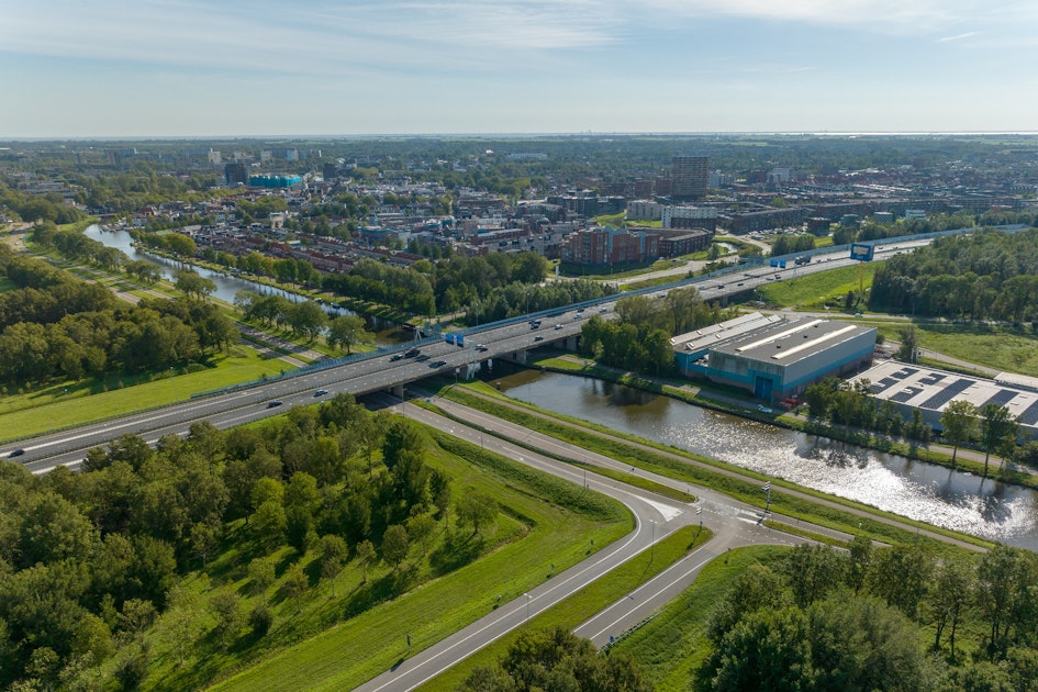 A7: construction of new traffic situation Purmerend bridge;  4