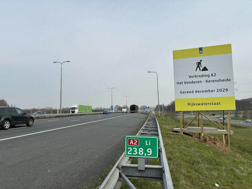 A2: meerdere afsluitingen bij aansluiting Urmond (48) vanwege werkzaamheden; 30 september - 9 oktobe