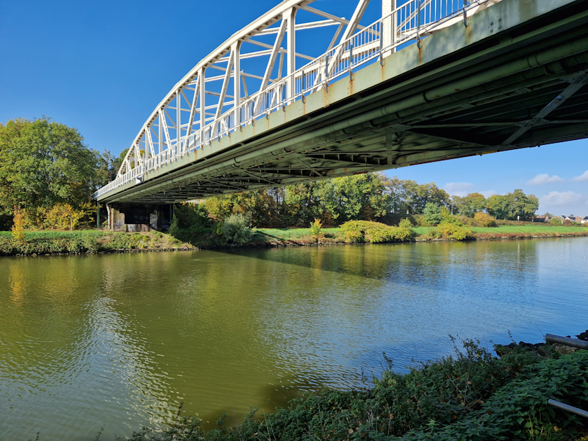 Foto's Julianakanaal: renovatie brug Urmond