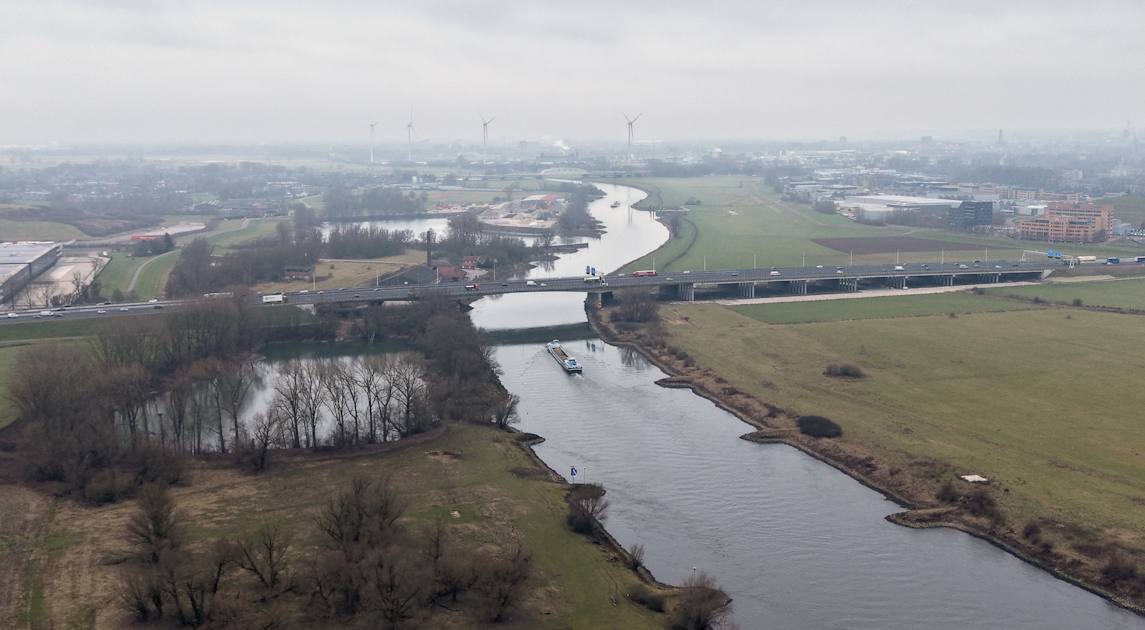 A12: groot onderhoud aan betonnen IJsselbrug; 7 april - 14 mei 2026