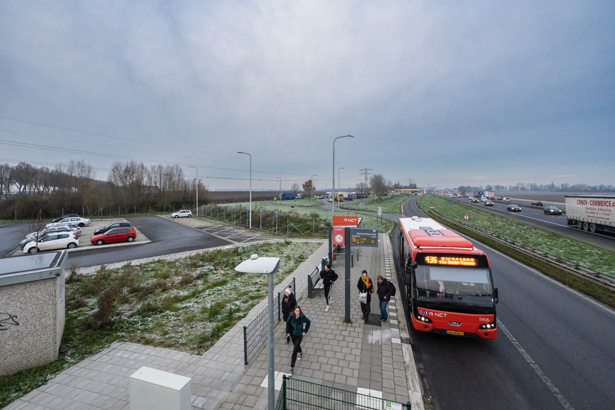 Assimilatie lineair Communicatie netwerk Openbaar vervoer omleiden rondom Haringvlietbrug | Rijkswaterstaat