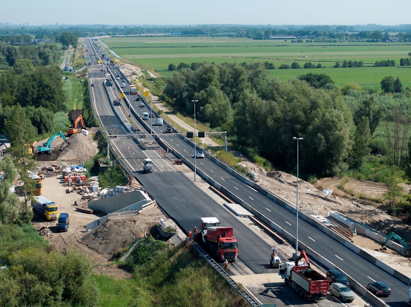 A27: zomerwerkzaamheden Everdingen - Gorinchem succesvol afgerond