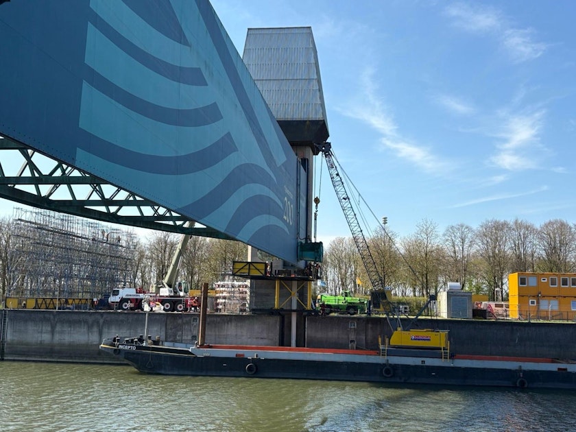 Werkzaamheden aan keerschuif Prinses Marijkesluis gestart