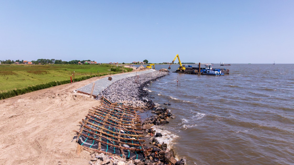 Excursie proefvak dijkversterking Marken op 9 juli 2025