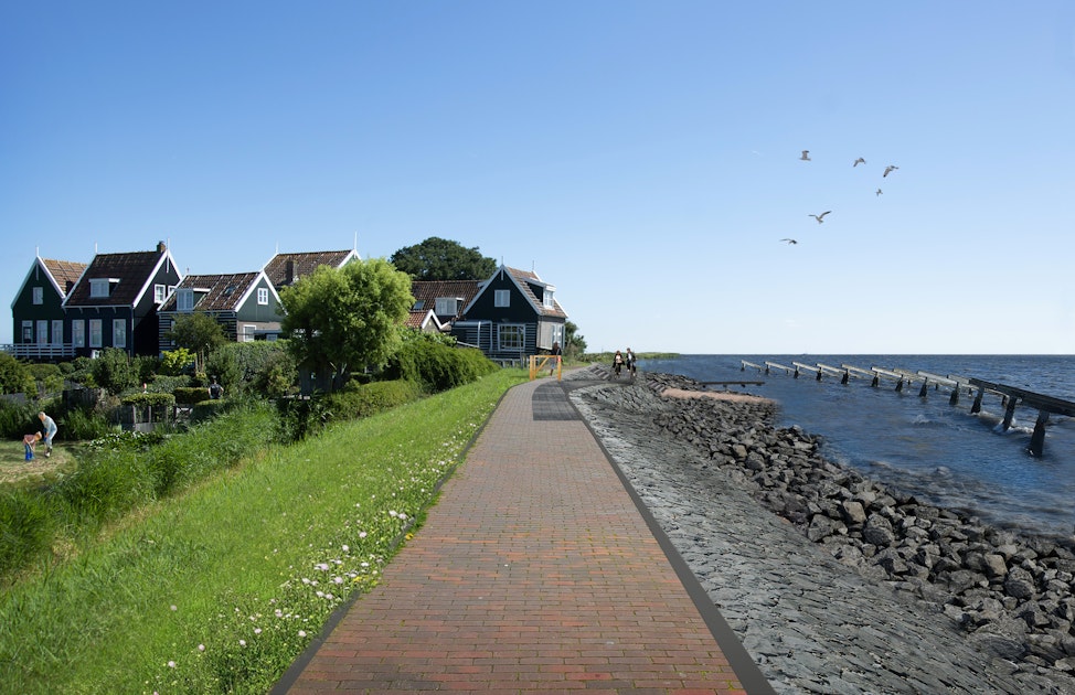 Dijk om Marken krijgt damwand bij Rozewerf