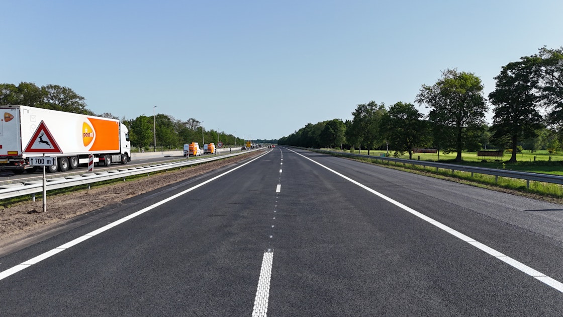 A32: groot onderhoud tussen Steenwijk en Heerenveen