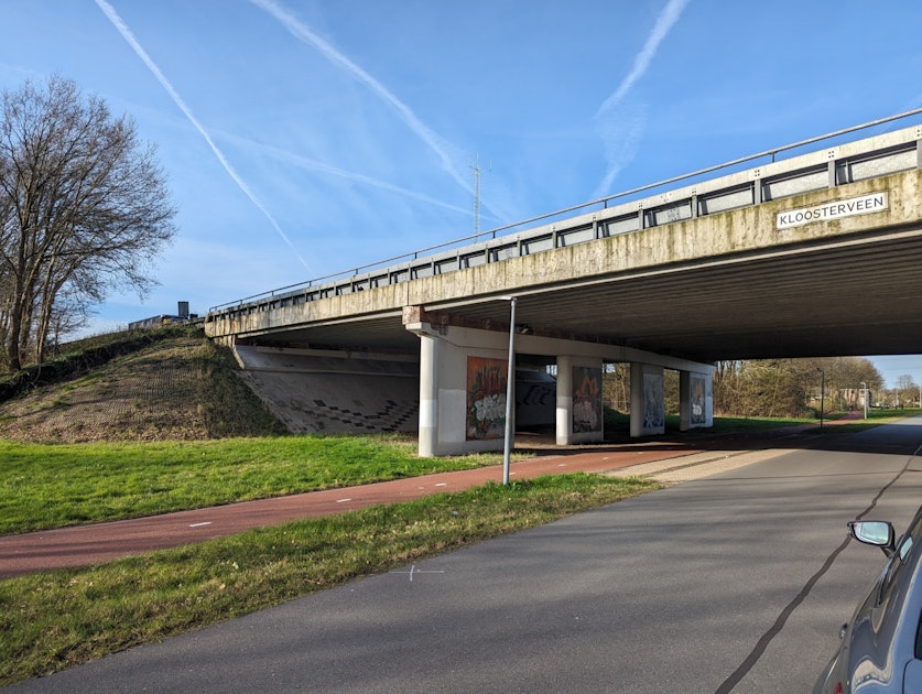 A28: werkzaamheden viaduct Kloosterveen Assen; 18 oktober - 12 november 2024
