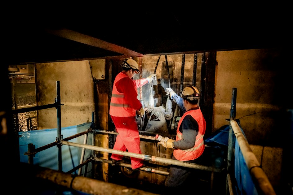 Hijskabels succesvol vervangen op veerhavens Texel en Den Helder